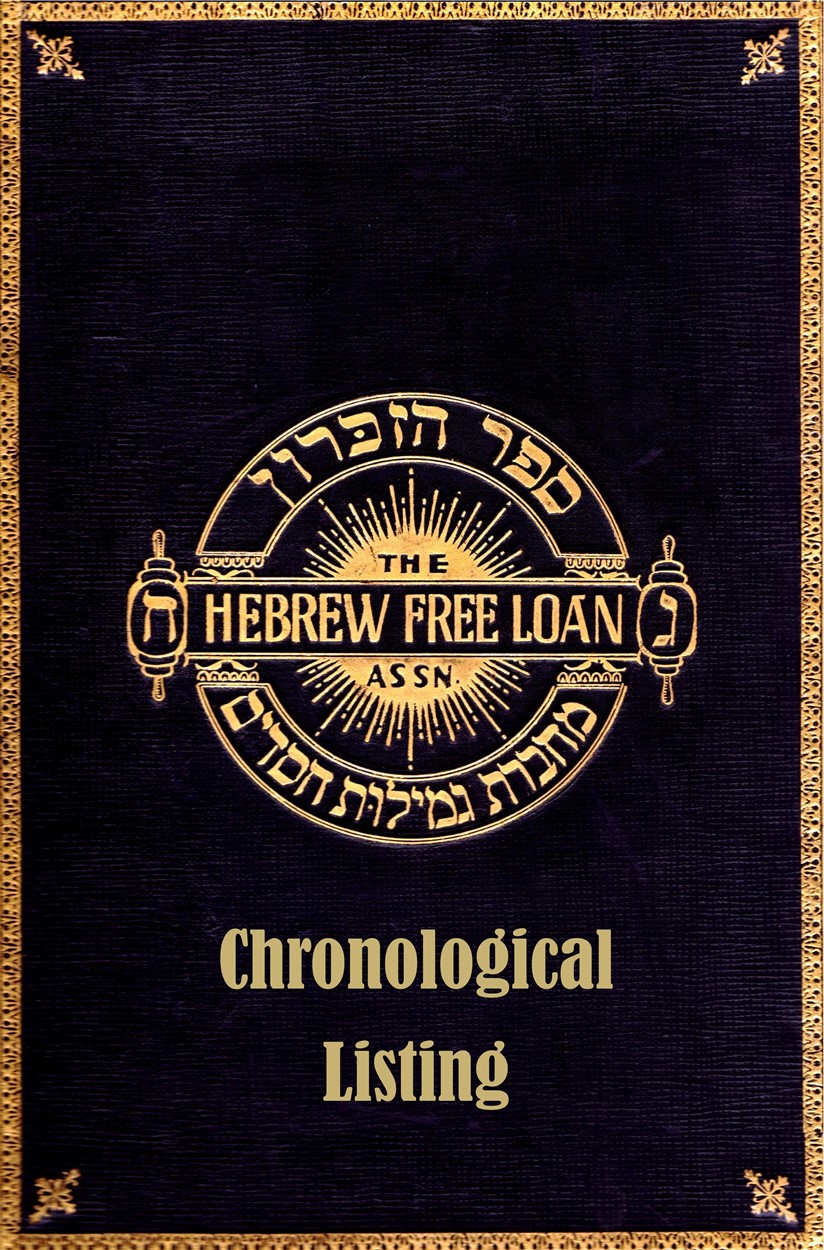 Books of Reminiscence: Chronological Listing cover